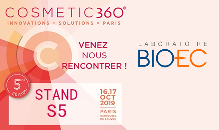 Laboratoire BIO-EC participe au salon Cosmetic 360° 2019